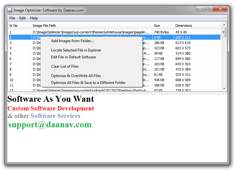 Windows 8 Image Optimizer Software full